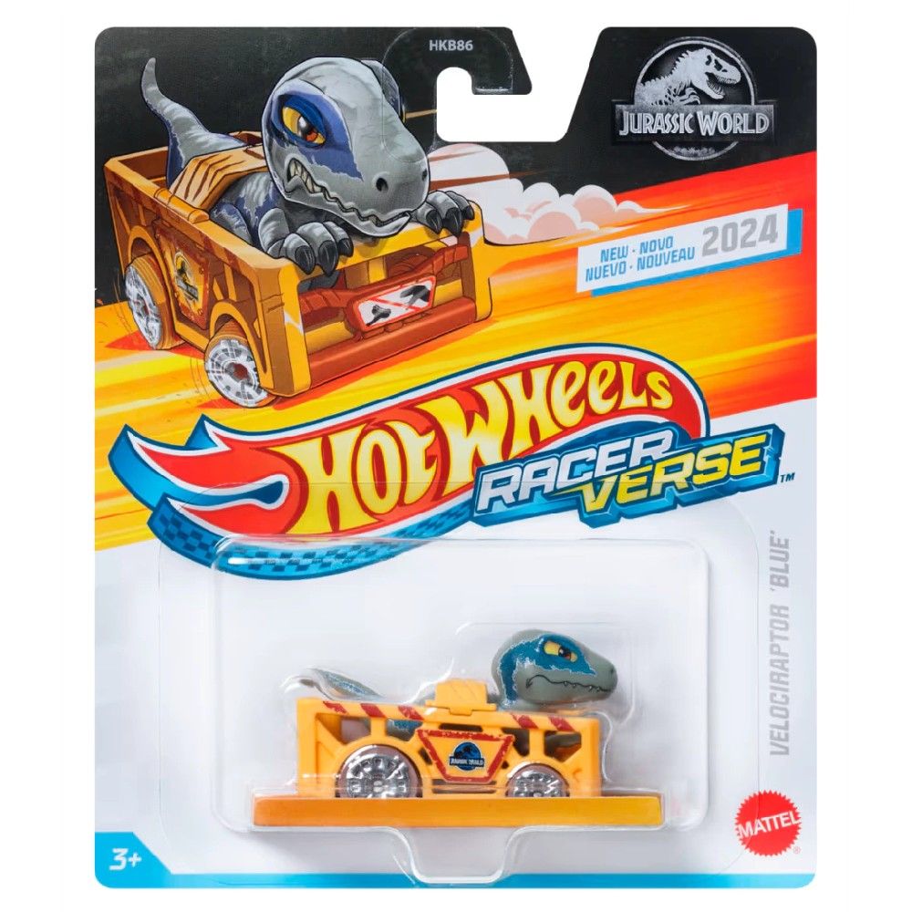 Hot Wheels RacerVerse Velociraptor Blue - Mattel - Imagem 3
