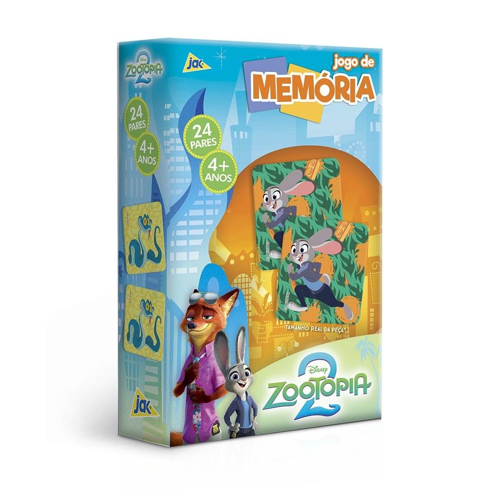 Jogo de Memória Zootopia 2 - Toyster