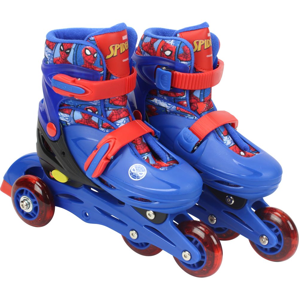 Patins 4 Rodas com Kit Proteção Spider-Man 32 ao 35 - BBR Toys - Imagem 2