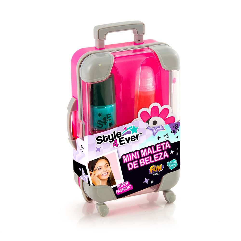 Fun Mini Maleta de Beleza Rosa - Fun Divirta-se