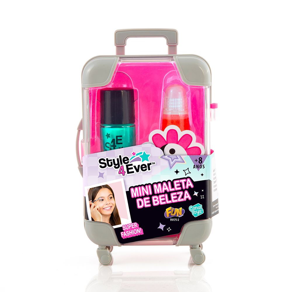Fun Mini Maleta de Beleza Rosa - Fun Divirta-se - Imagem 5