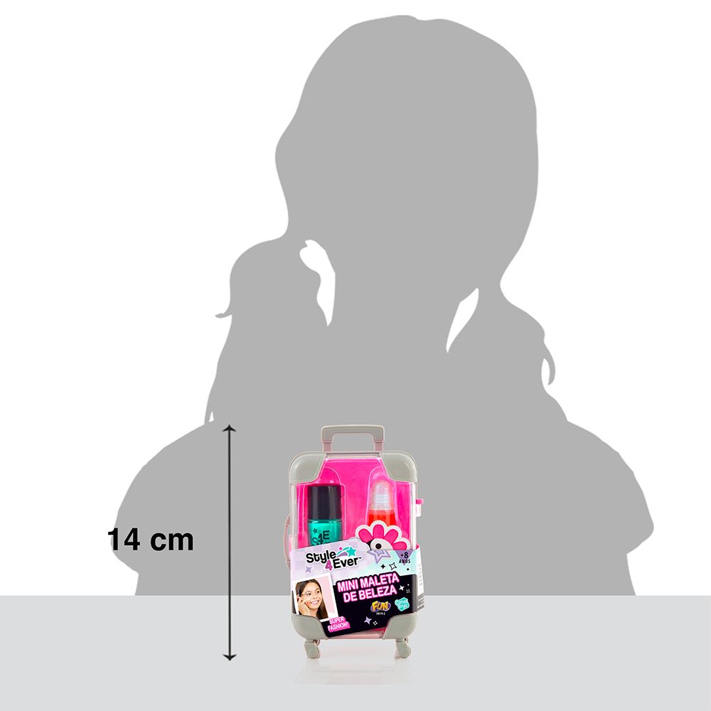 Fun Mini Maleta de Beleza Rosa - Fun Divirta-se - Imagem 7