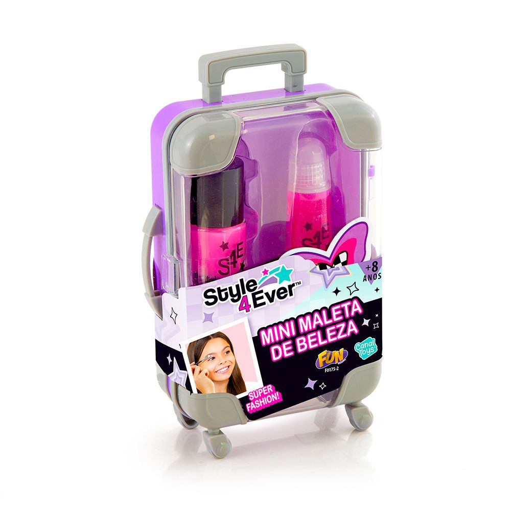 Fun Mini Maleta de Beleza Roxo - Fun Divirta-se