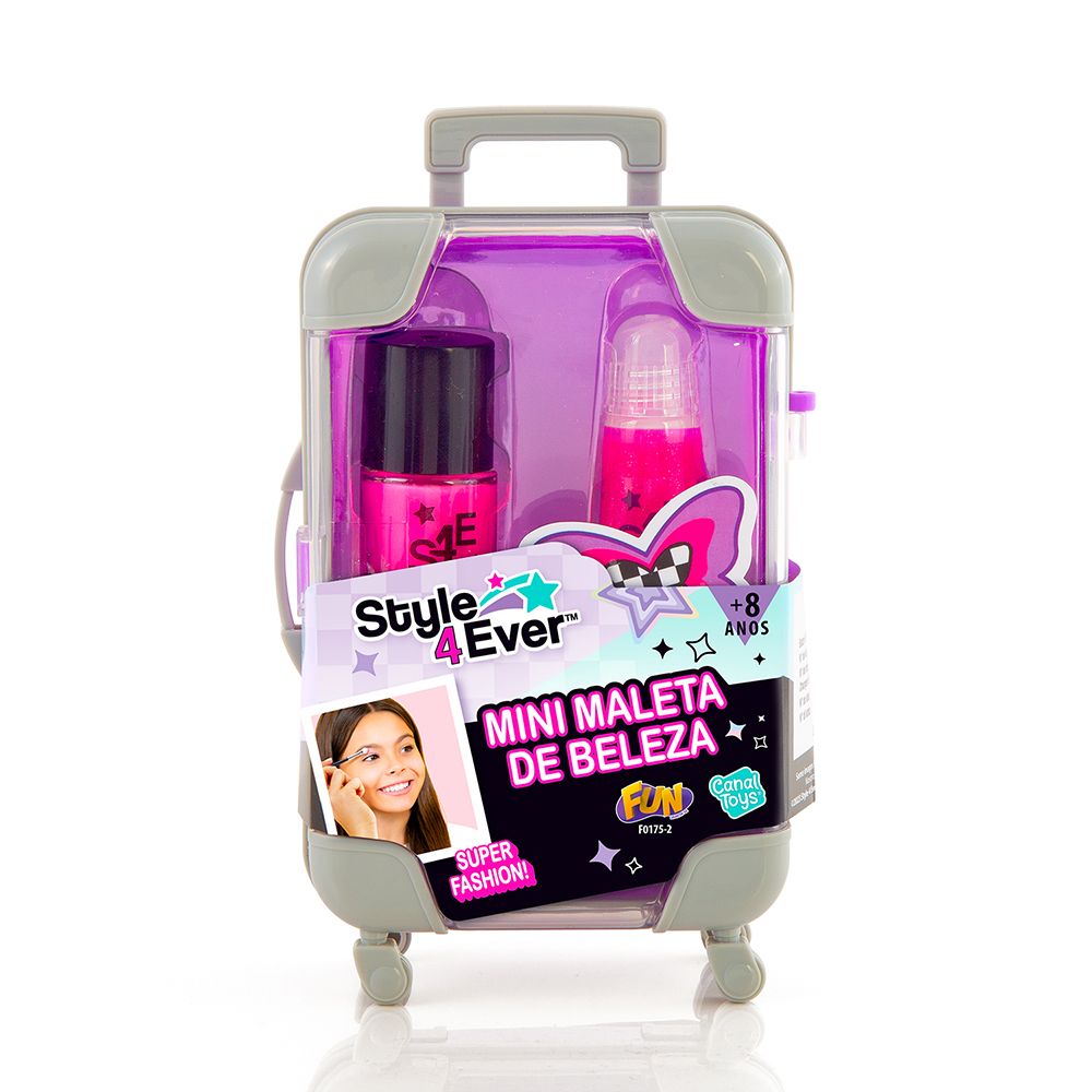 Fun Mini Maleta de Beleza Roxo - Fun Divirta-se - Imagem 5