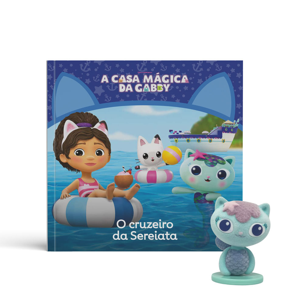 Gabby’s Dollhouse Livro Cruzeiro Sereiata - Fun Divirta-se