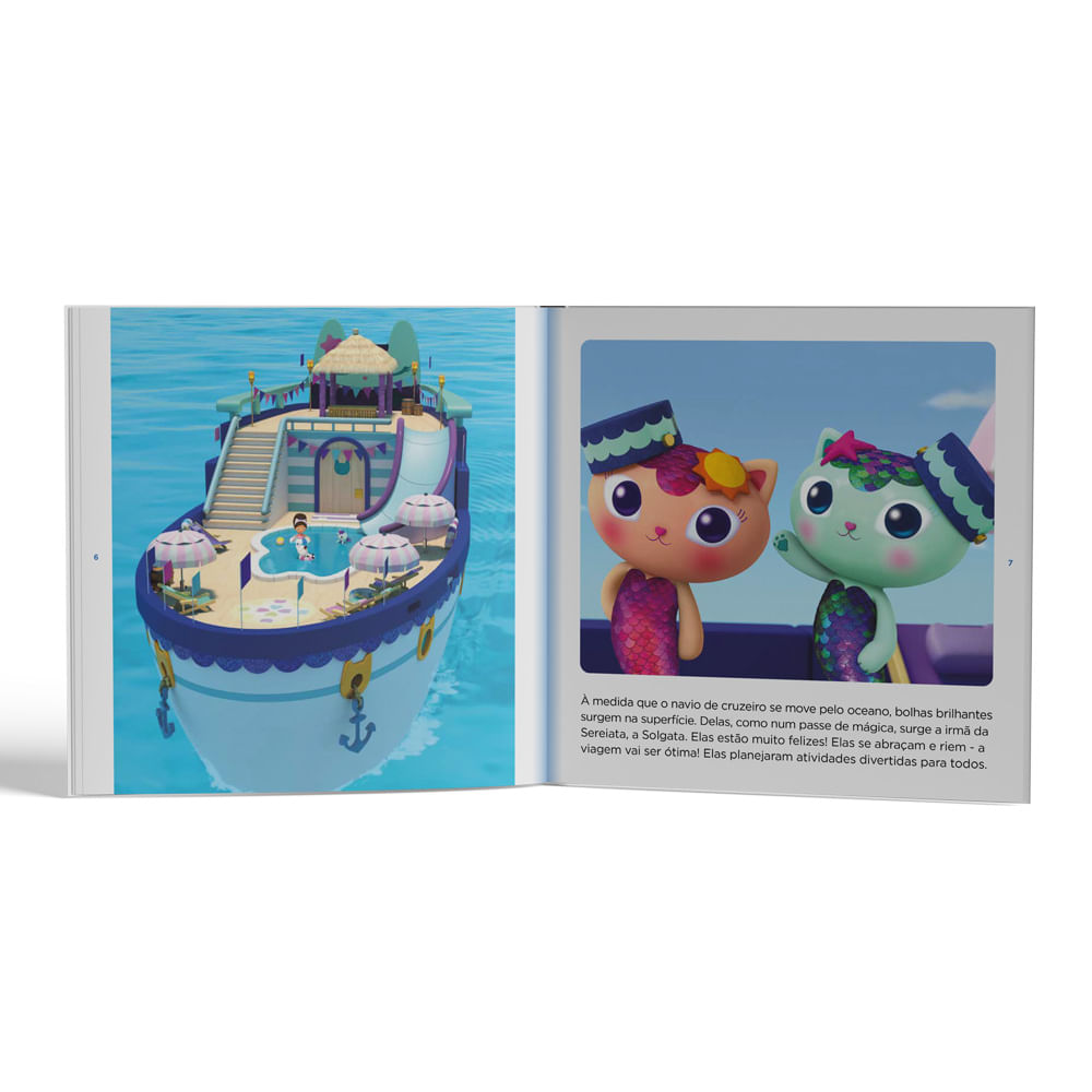 Gabby’s Dollhouse Livro Cruzeiro Sereiata - Fun Divirta-se - Imagem 3