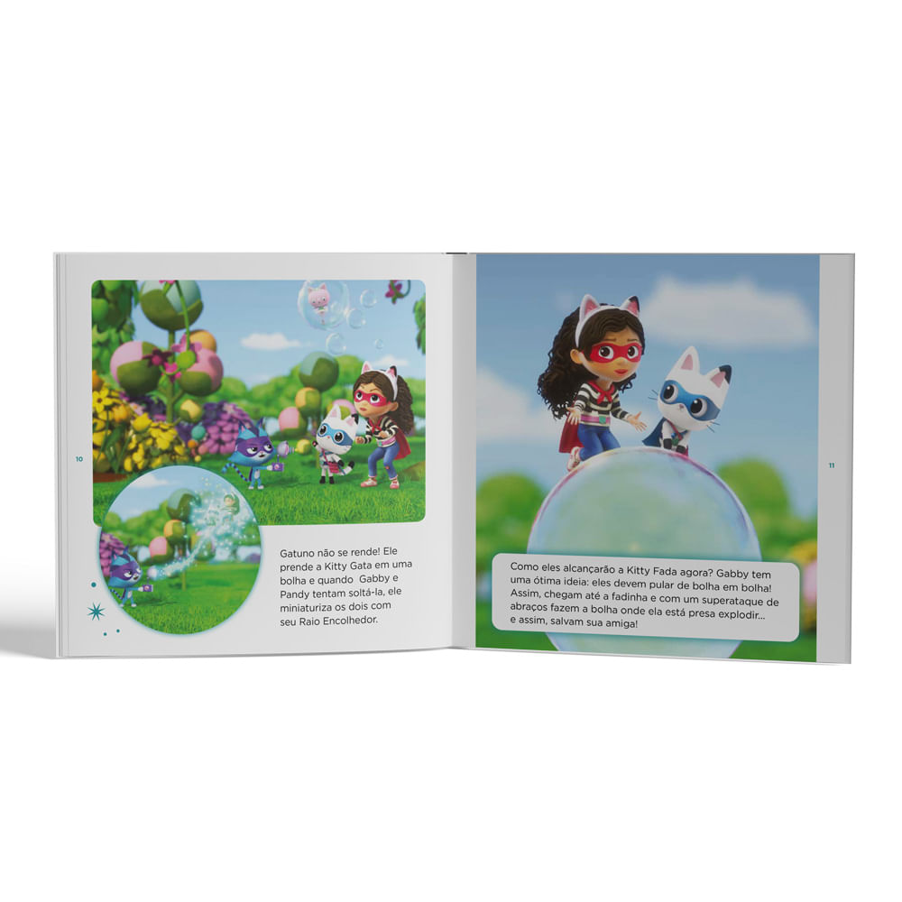 Gabby's Dollhouse Livro Defensores - Fun Divirta-se - Imagem 3