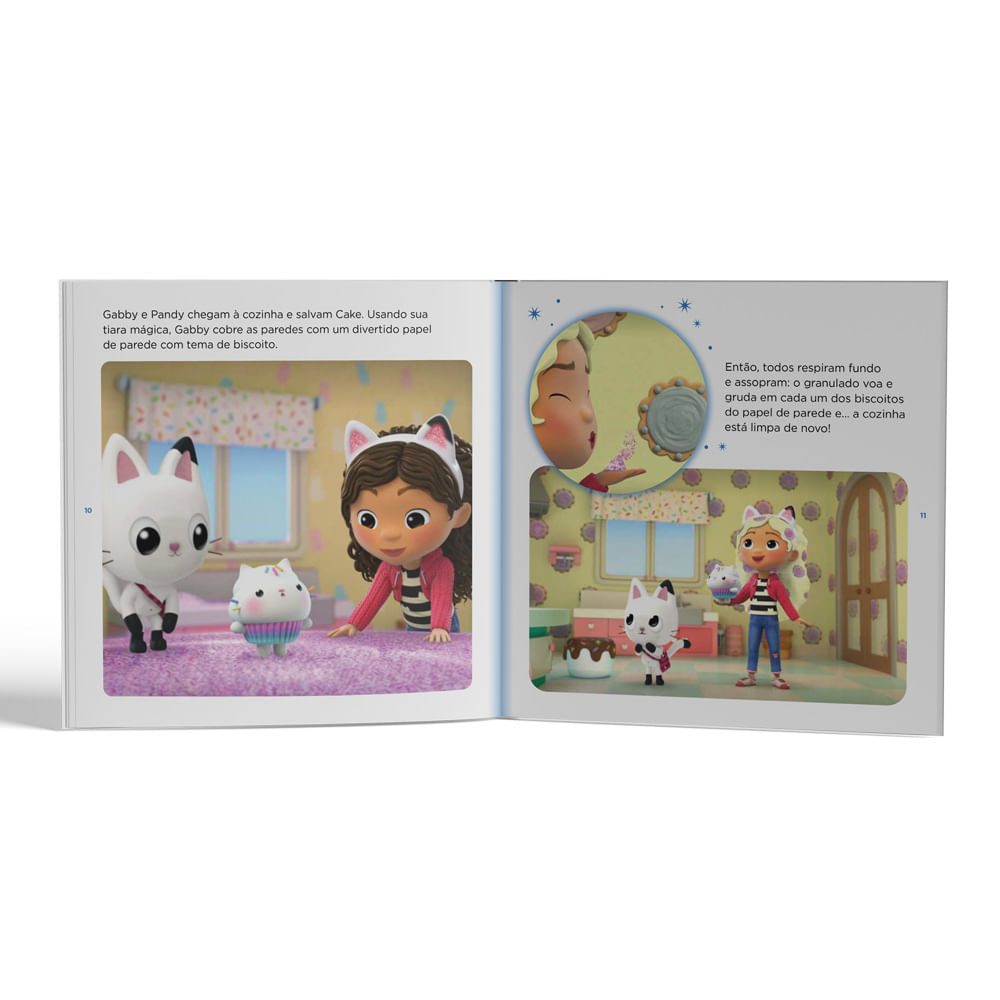Gabby's Dollhouse Livro Casa Bagunçada - Fun Divirta-se - Imagem 3