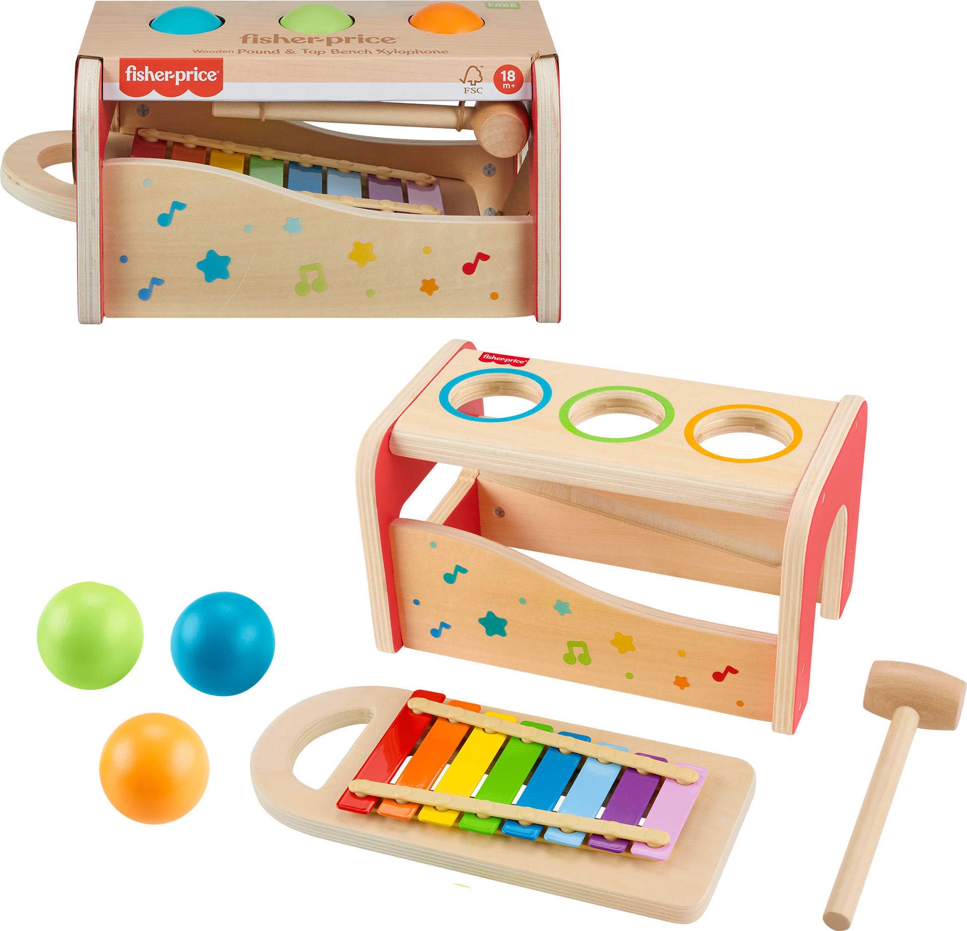 Fisher-Price Mesa Atividades Surpresa Madeira - Mattel