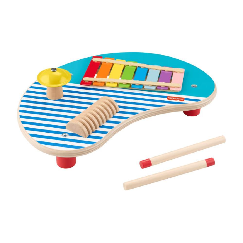 Fisher-Price Mesa de Atividades Musicais de Madeira - Mattel - Imagem 2