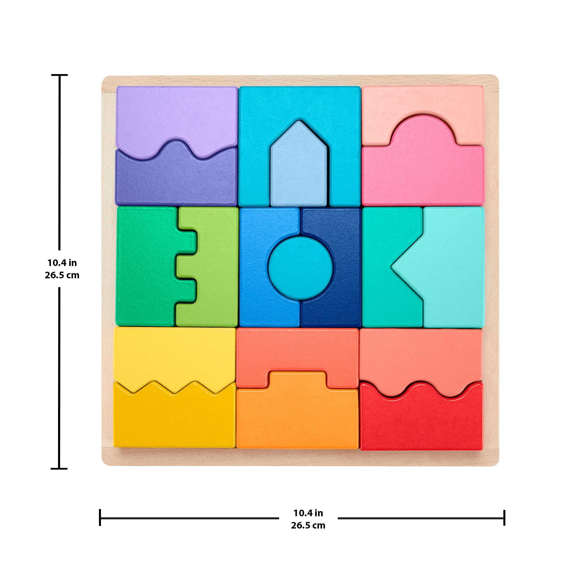 Fisher-Price Quebra-Cabeça Geométrico Madeira - Mattel - Imagem 3