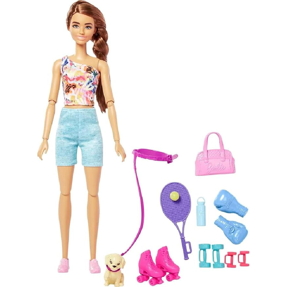 Barbie Wellness Esportista com Cachorrinho - Mattel - Imagem 2