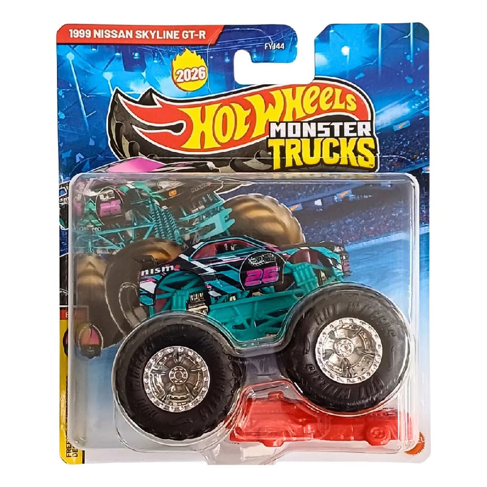 Hot Wheels Monster Trucks Nissan Skyline GT-R - Mattel