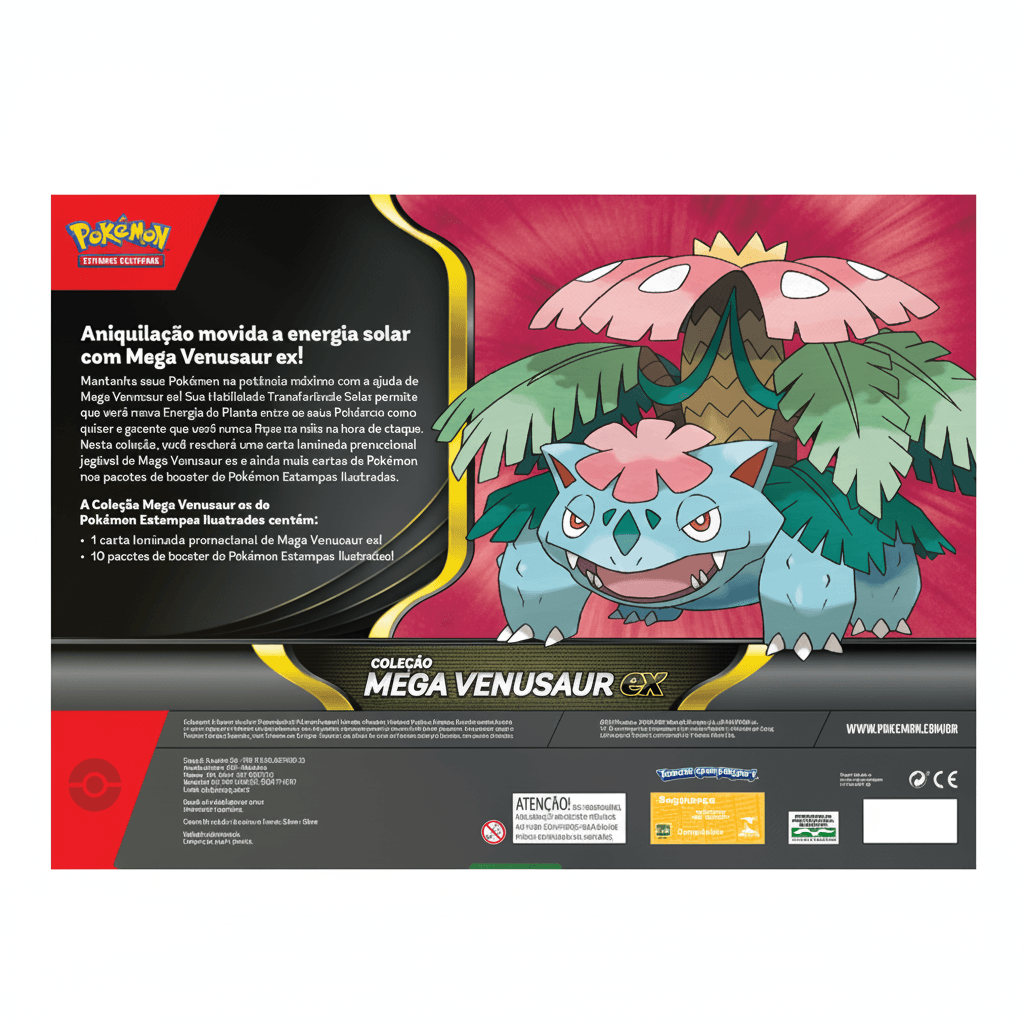 Pokémon Box Mega Venusaur EX - Copag - Imagem 2