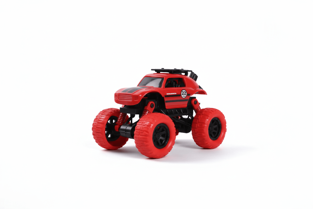 Carro Monster Vermelho - Brinkzania