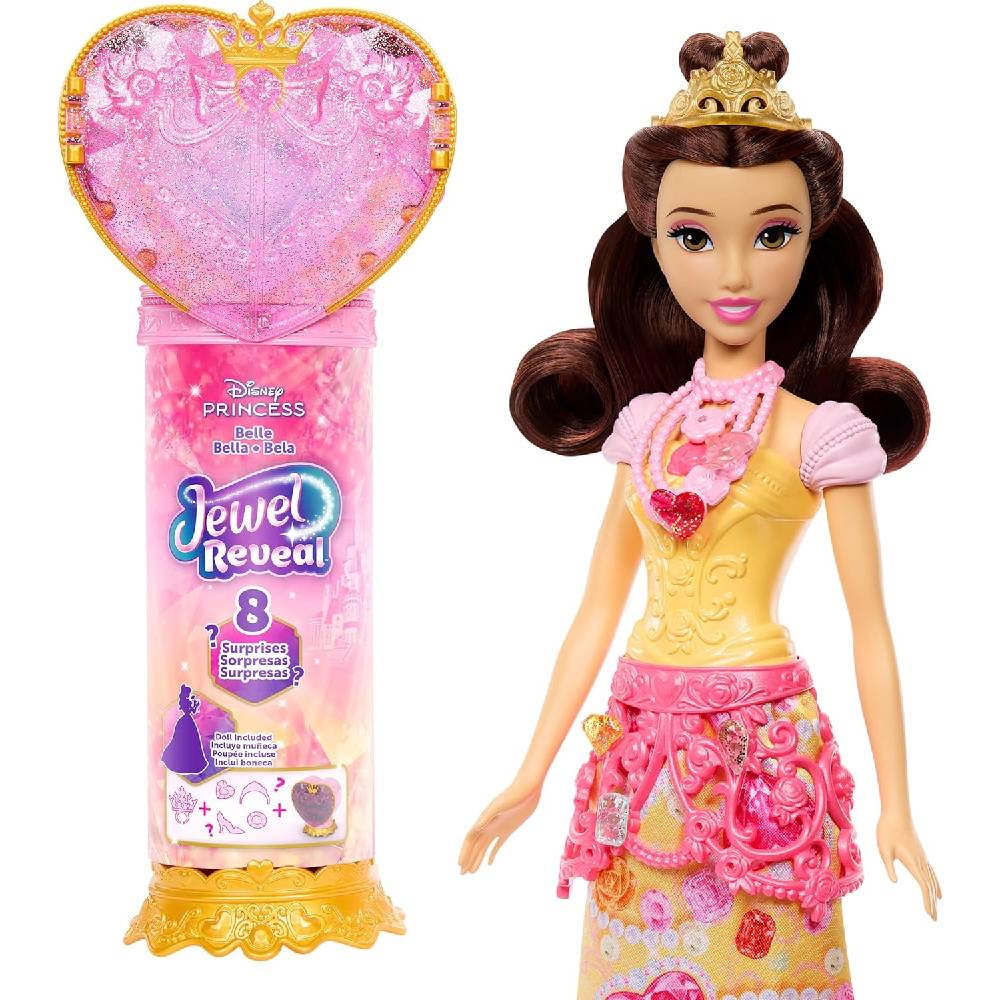 Boneca Disney Princesa Bela Jewel Reveal - Mattel
