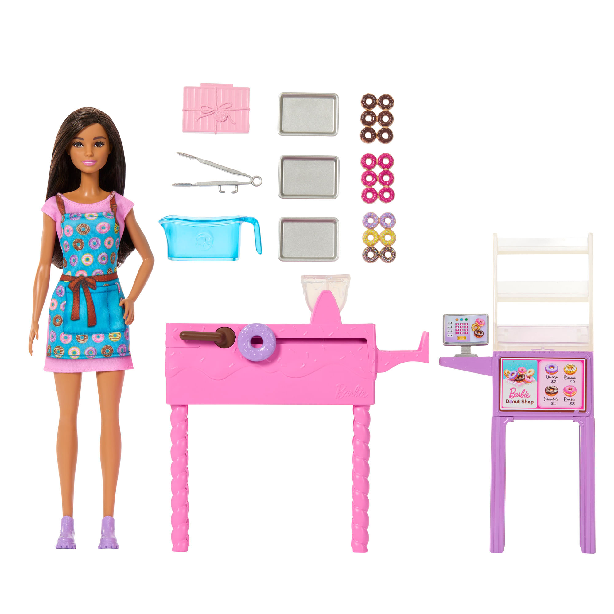 Barbie Profissões Loja de Donuts - Mattel