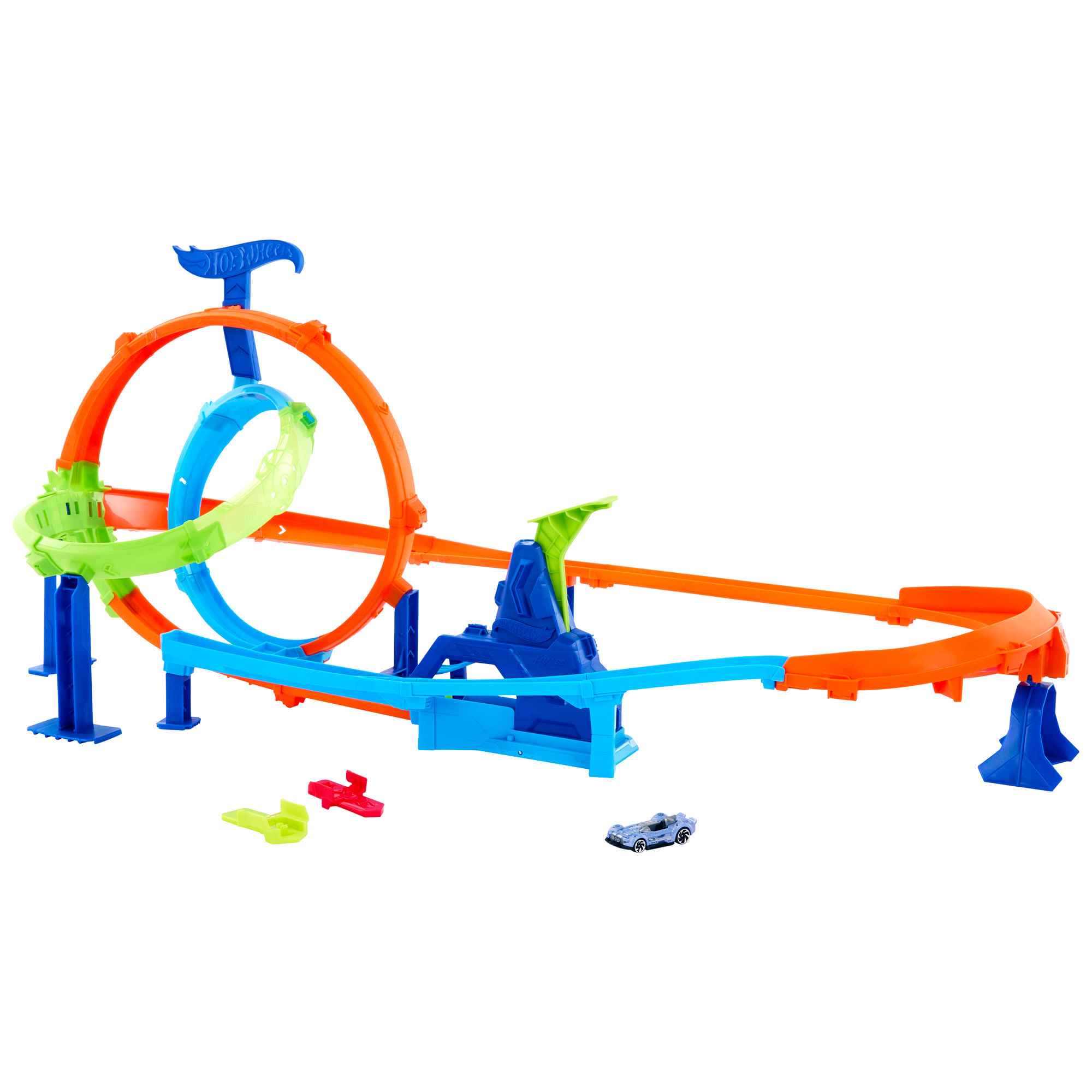Hot Wheels Pista Action Lança e Bate - Mattel
