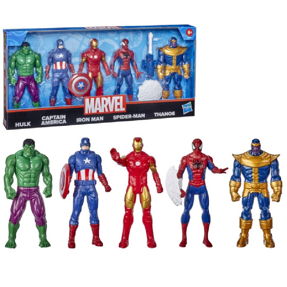 Figura Marvel 5 Bonecos 15cm - Hasbro
