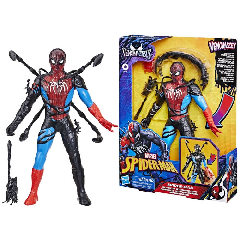 Marvel Boneco Spiderman Venom Metamorfose 28cm - Hasbro