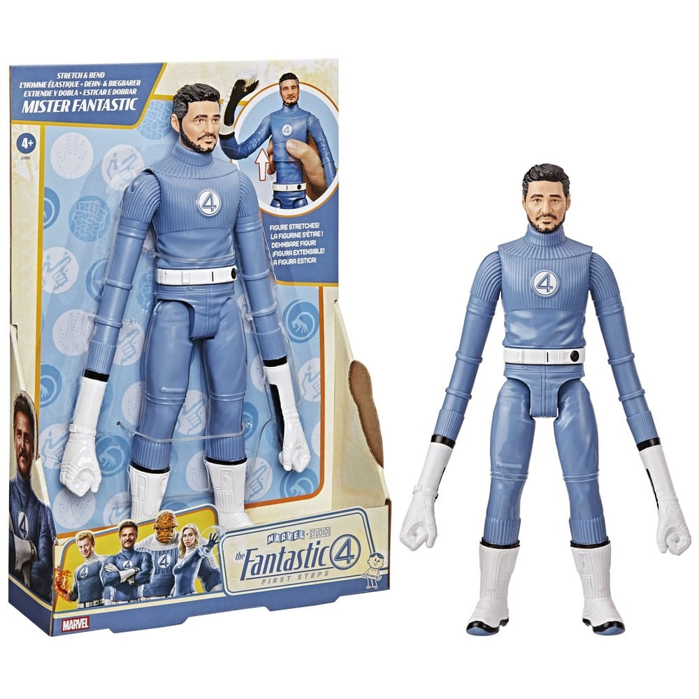 Boneco Flexível Marvel Sr Fantástico - Hasbro