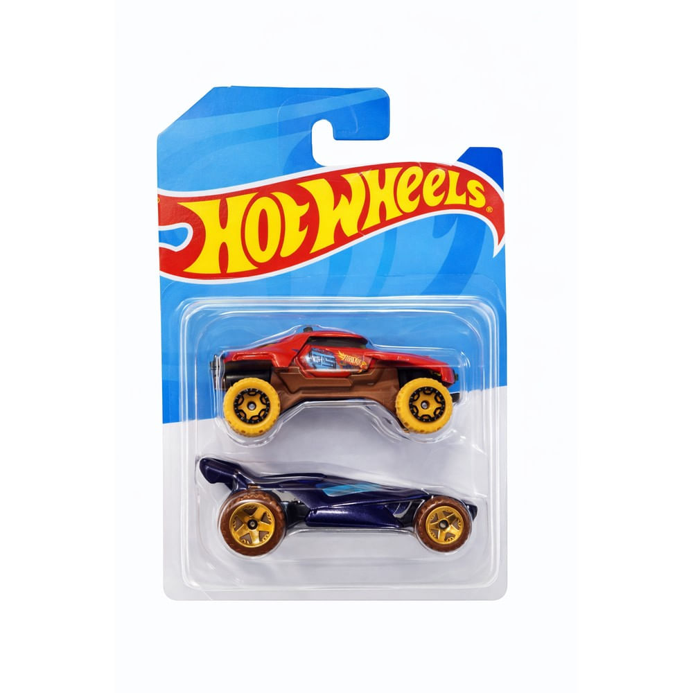 Hot Wheels Pac Com 2 Carrinhos - Mattel