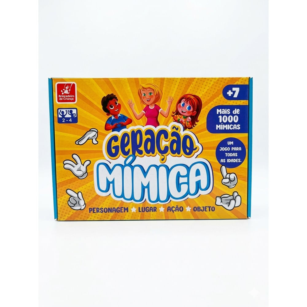Jogo Geração Mimica - Brincadeira de Criança