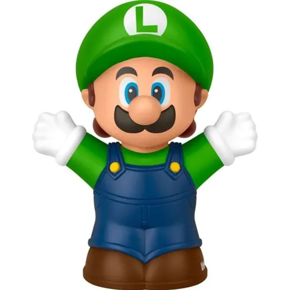 Boneco Luigi Little People Super Mario Bros - Mattel