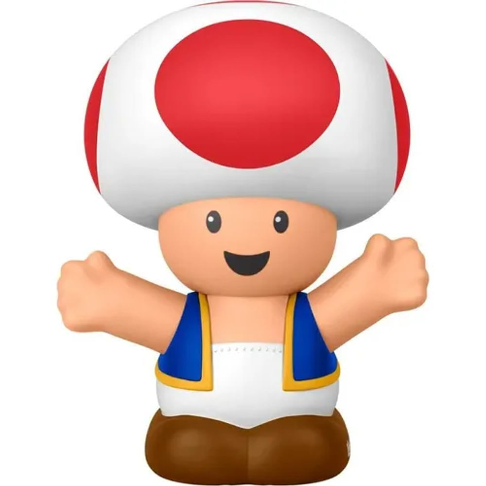 Boneco Toad Super Mario Bros Little People - Mattel