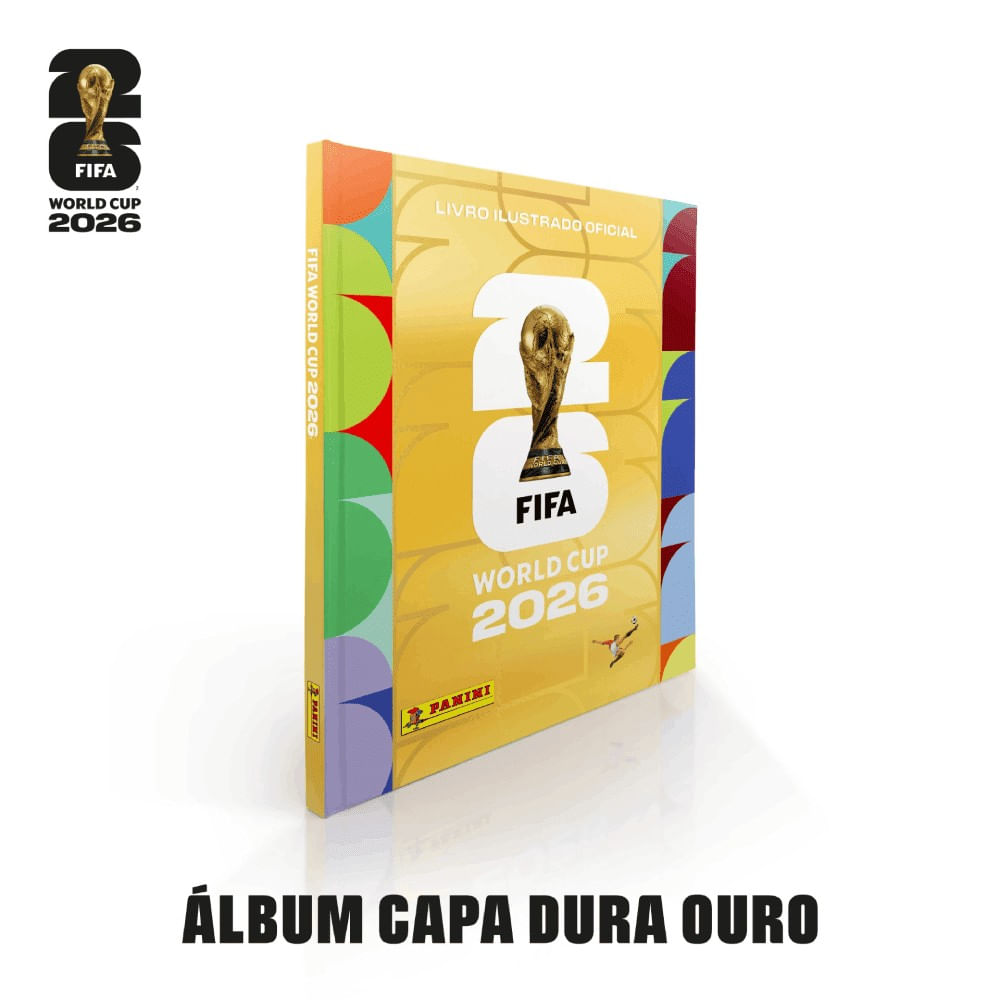 Copa do Mundo FIFA 2026 – Álbum Capa Dura Ouro  - Panini