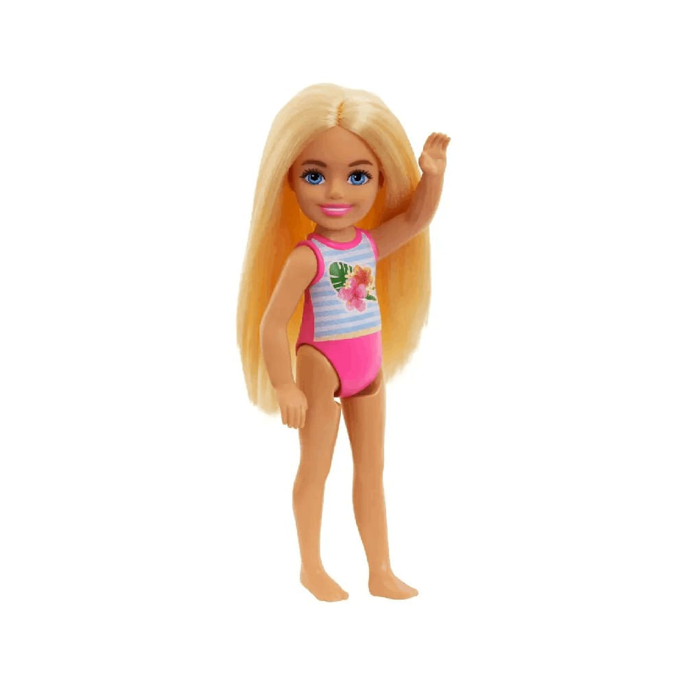Barbie Club Chelsea Praia Maiô Flores - Mattel