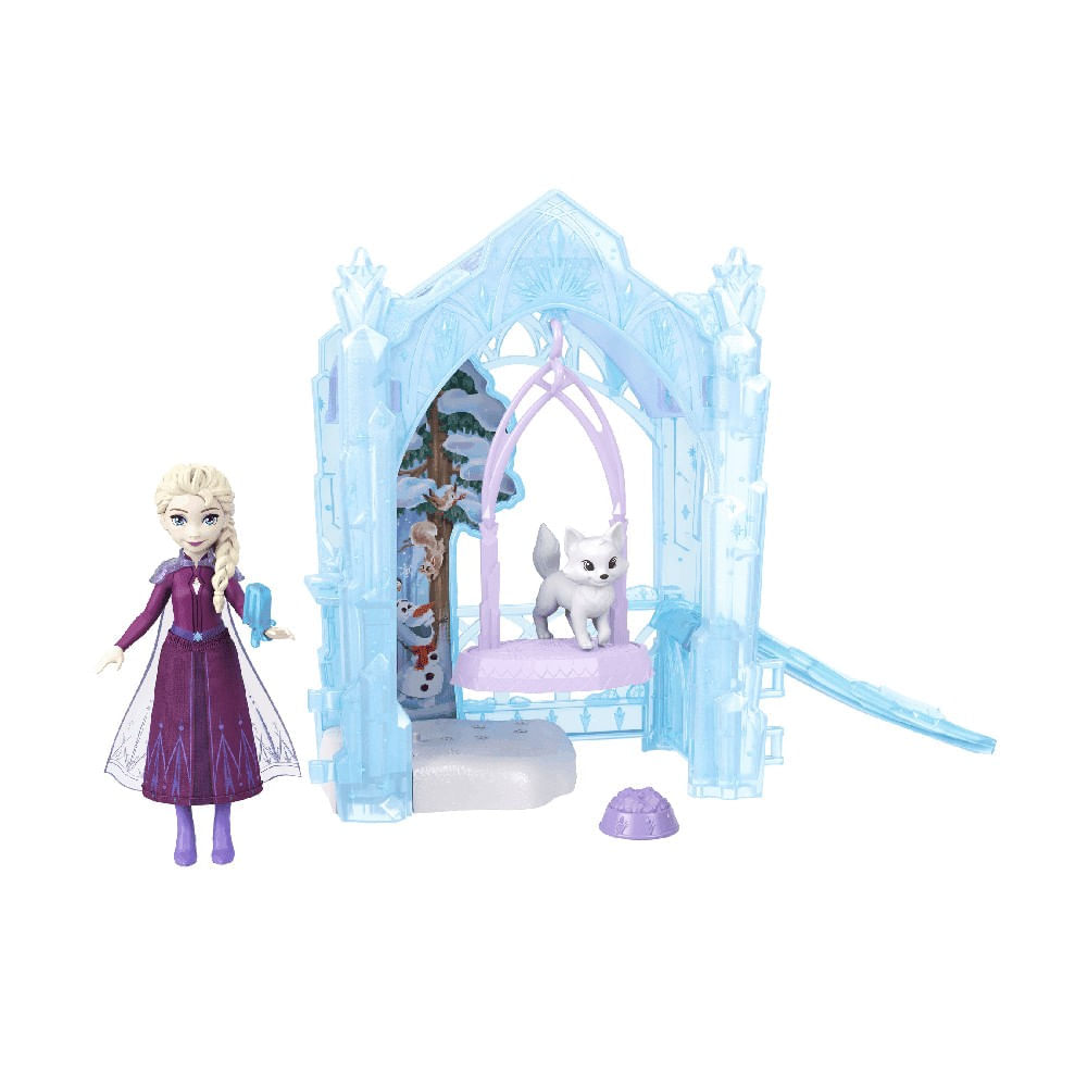 Frozen Esconderijo de animais no Gelo da Elsa - Mattel