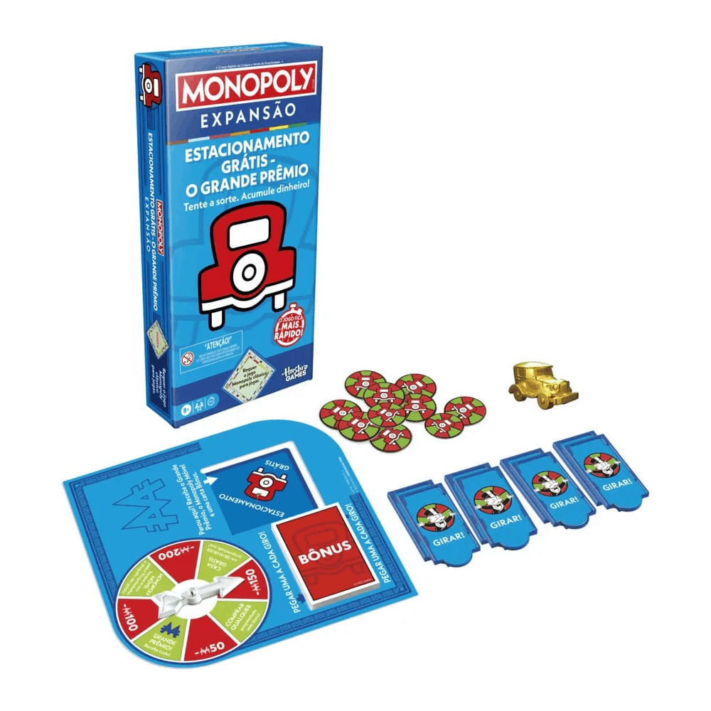 Monopoly Expansão Estacionamento Grátis - Hasbro