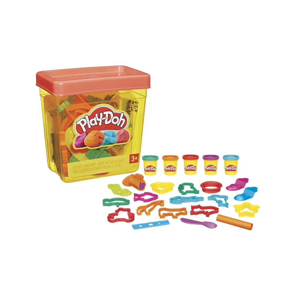 Play Doh Caixa com Massinhas e Acessórios - Hasbro
