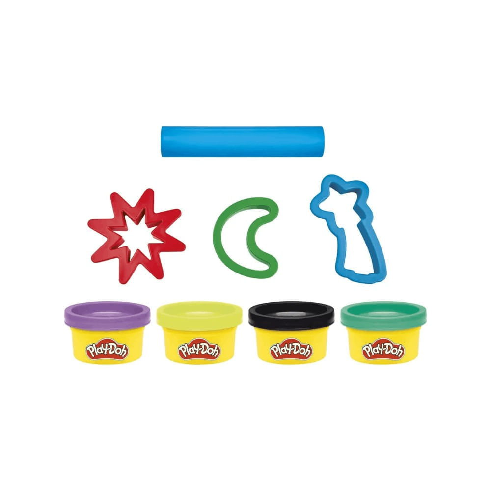 Play Doh Caixa com 4 Massinhas e Acessórios - Mattel