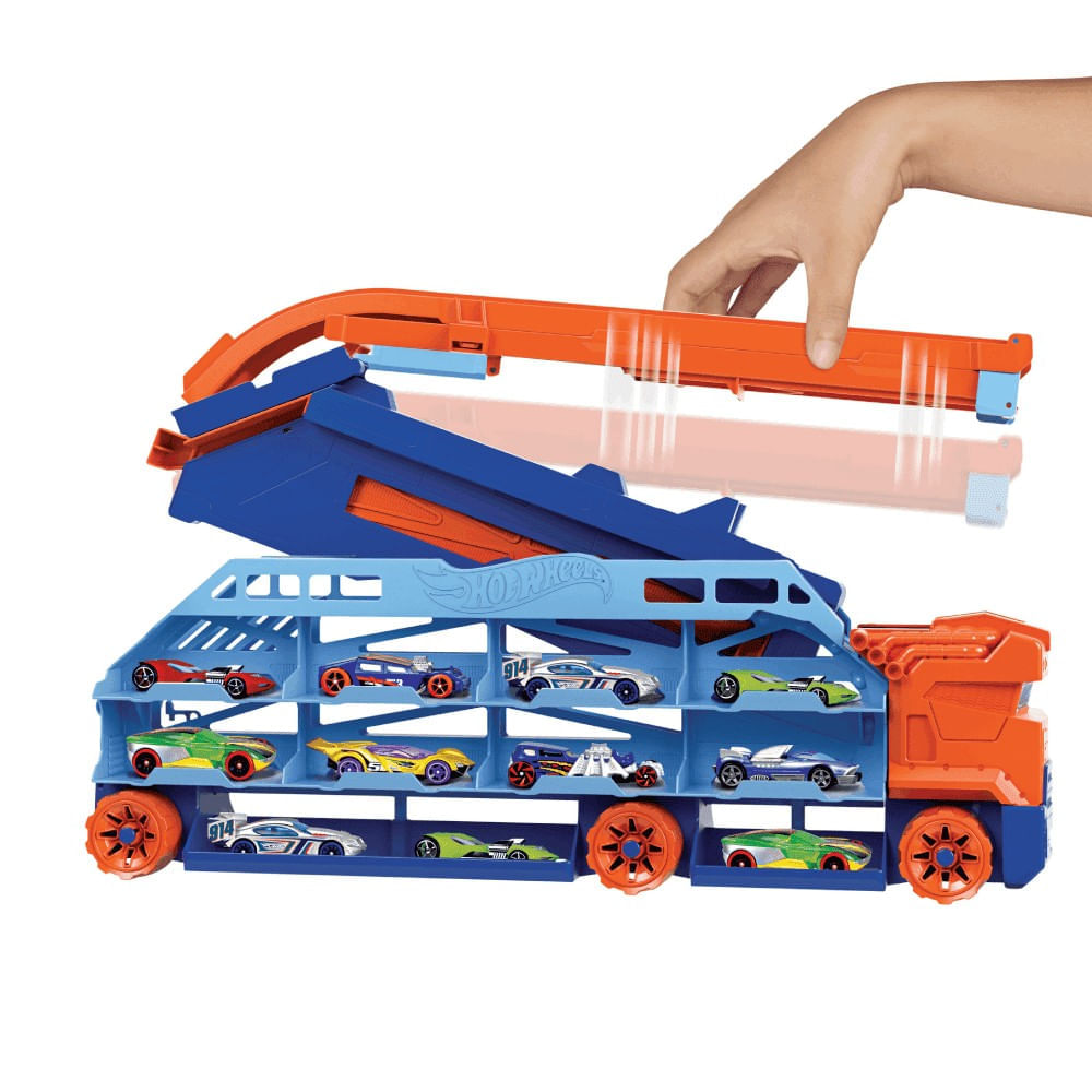 Hot Wheels Caminhão Pista Speed Drop Transport – Mattel