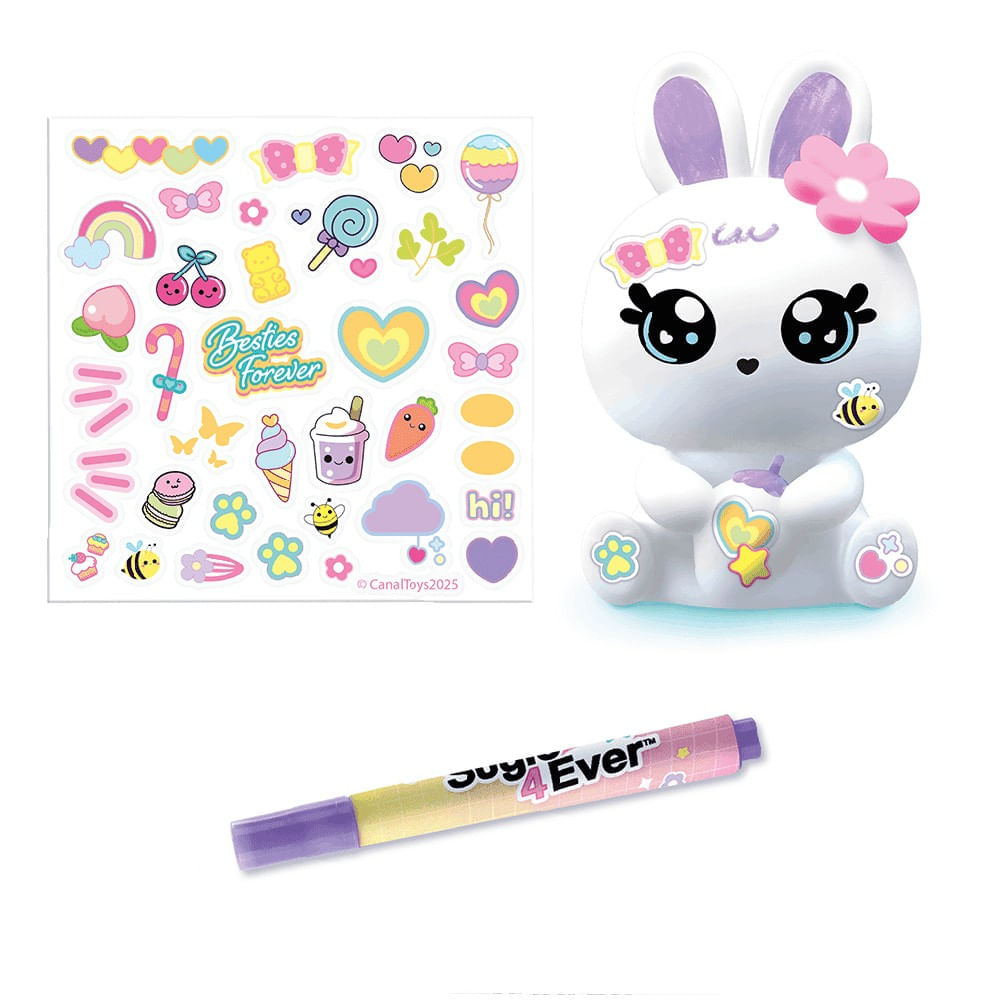 Decore sua Luminária Mini Coelho - Fun Divirta-Se