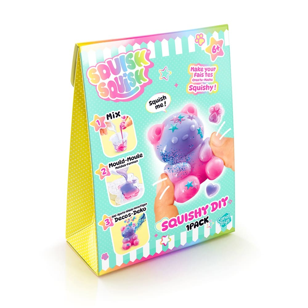 Kit Faça Seu Squishy Urso – Fun Divirta-se