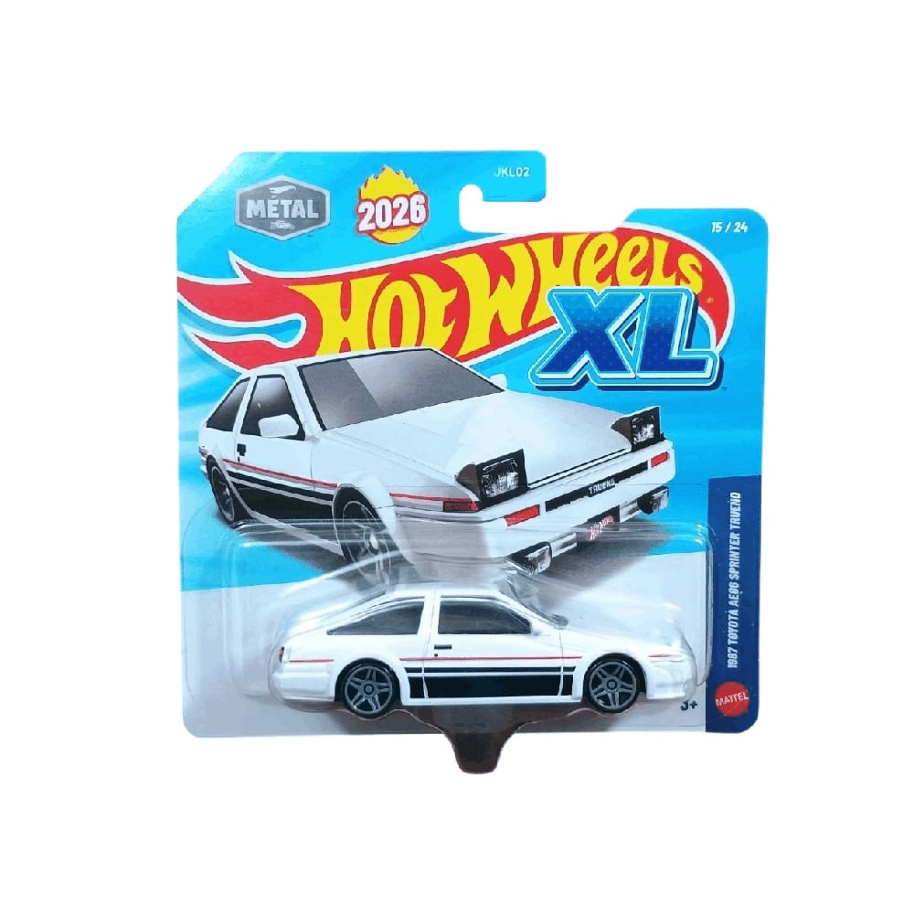 Hot Wheels XL 1987 Toyota AE86 Sprinter Trueno - Mattel