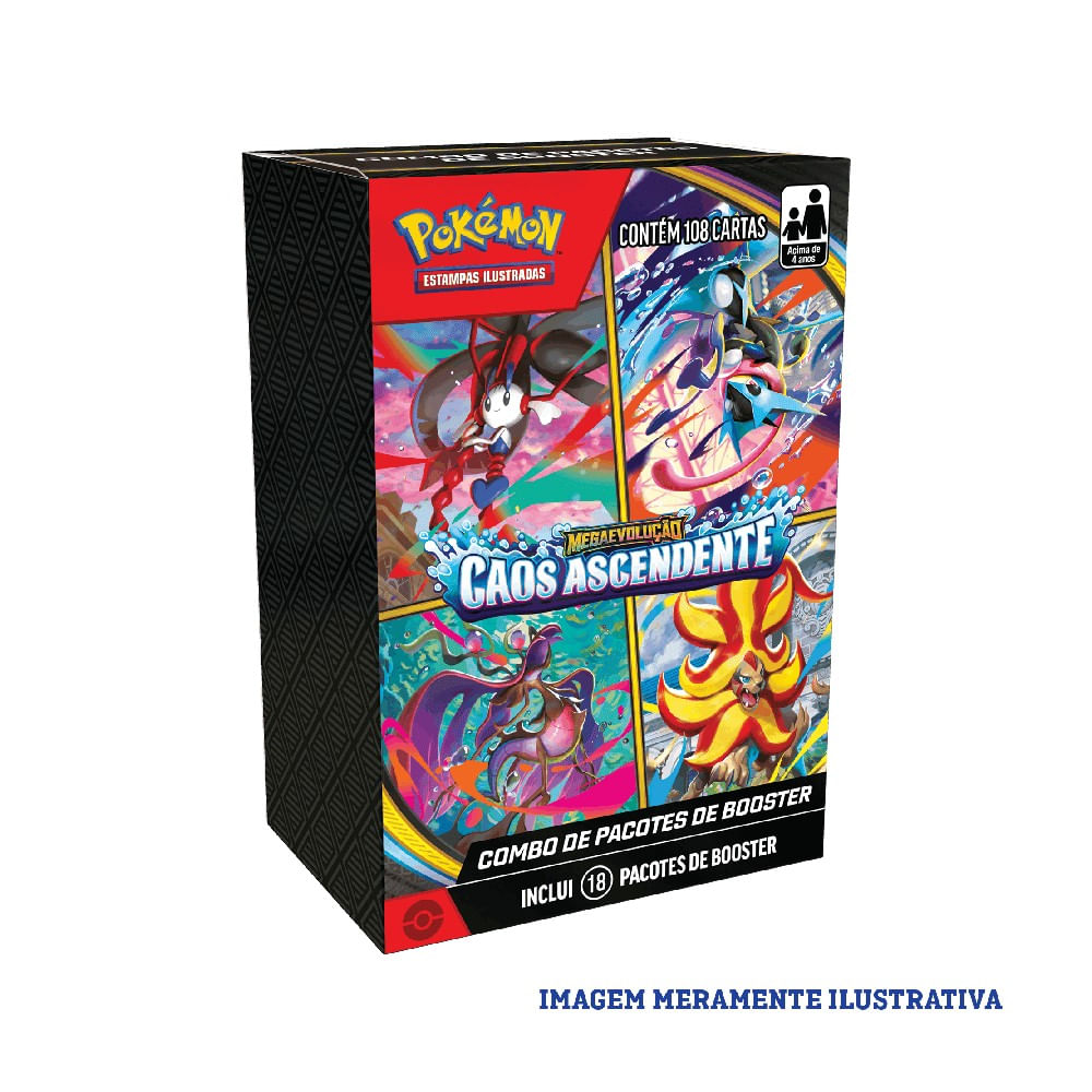 Pokemon Combo de Booster Caos Acendente - Copag
