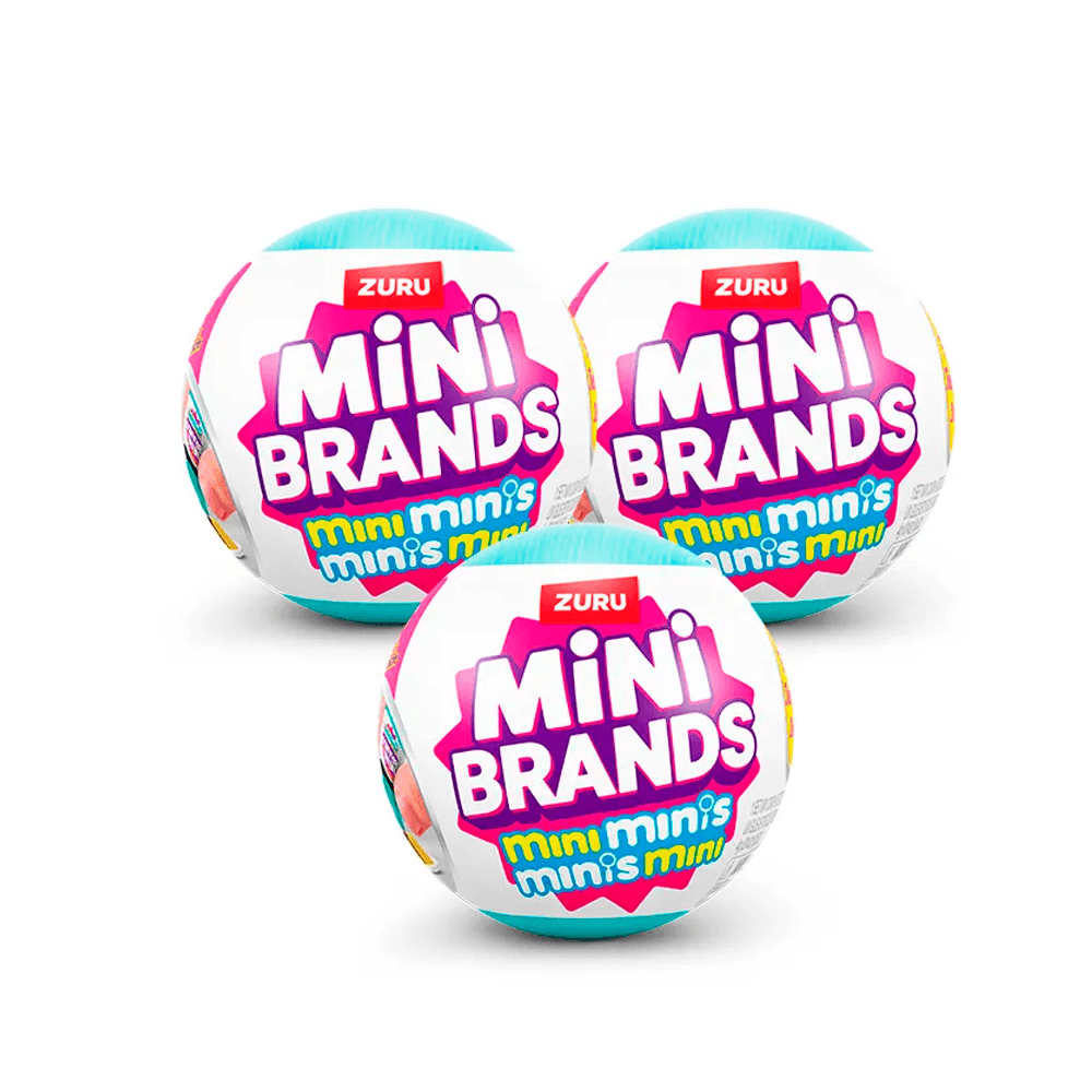 Kit 3 Mini Brands Fill The Fridge Mini Minis - Candide