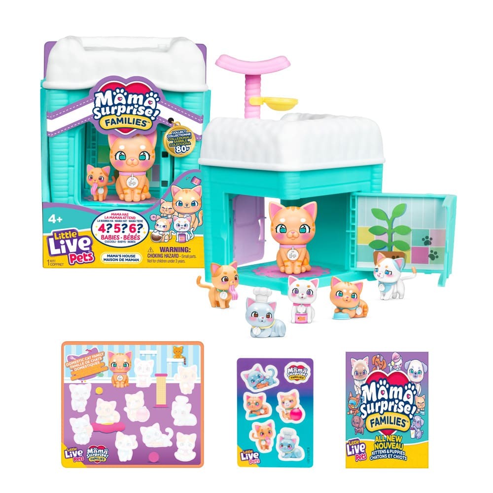 Mama Surprise Families Gato Doméstico - Fun Divirta-se