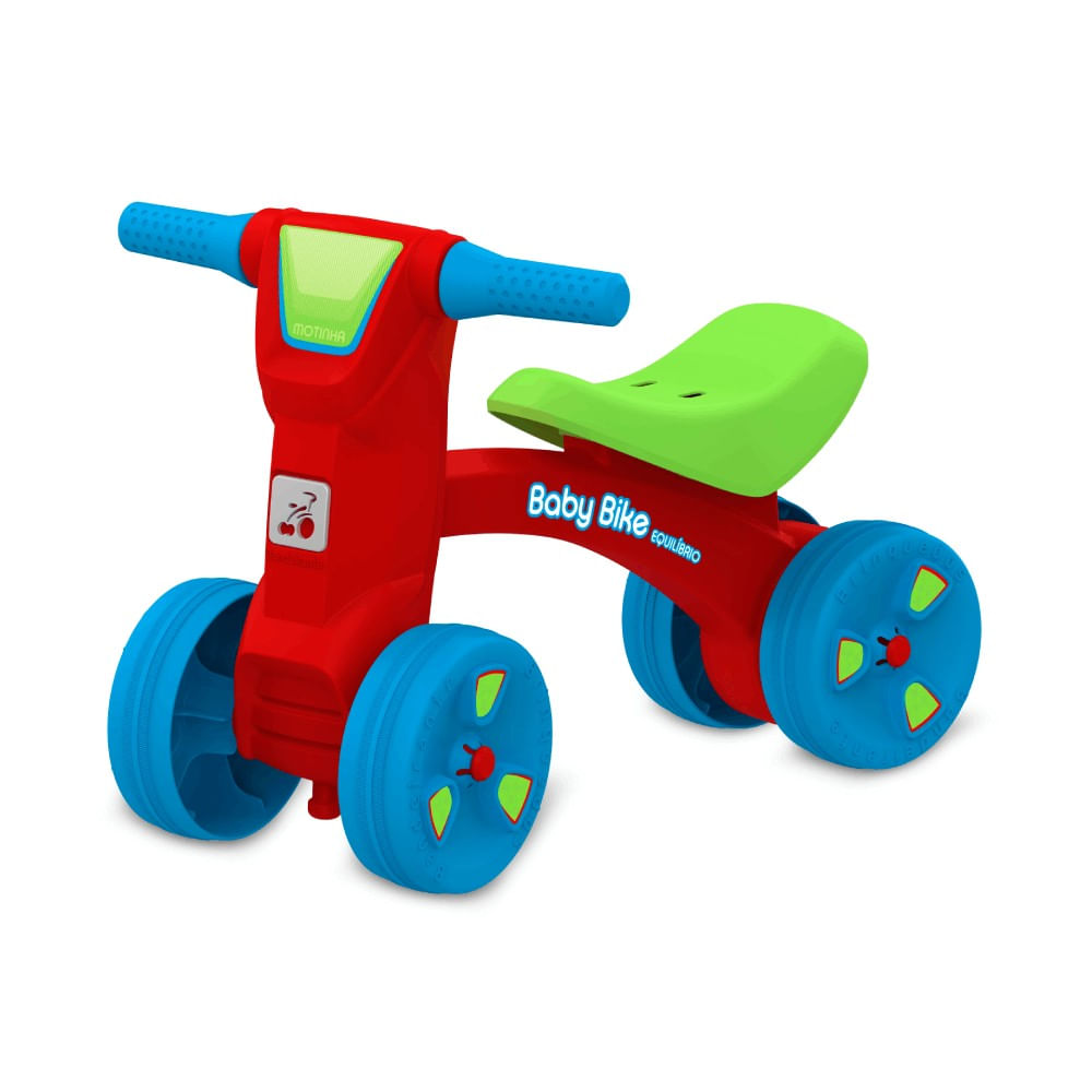 Baby Bike Equilibrio Motinha Vermelha - Bandeirantes