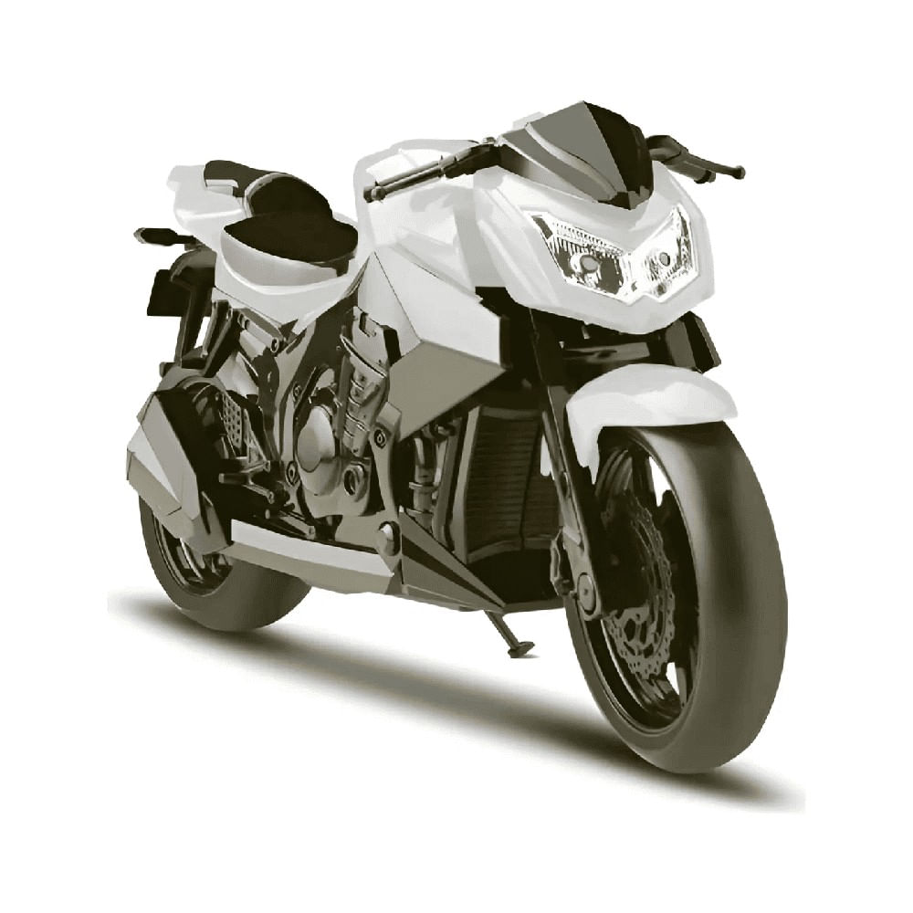 Moto Naked Motorcycle Branco - Roma Jensen