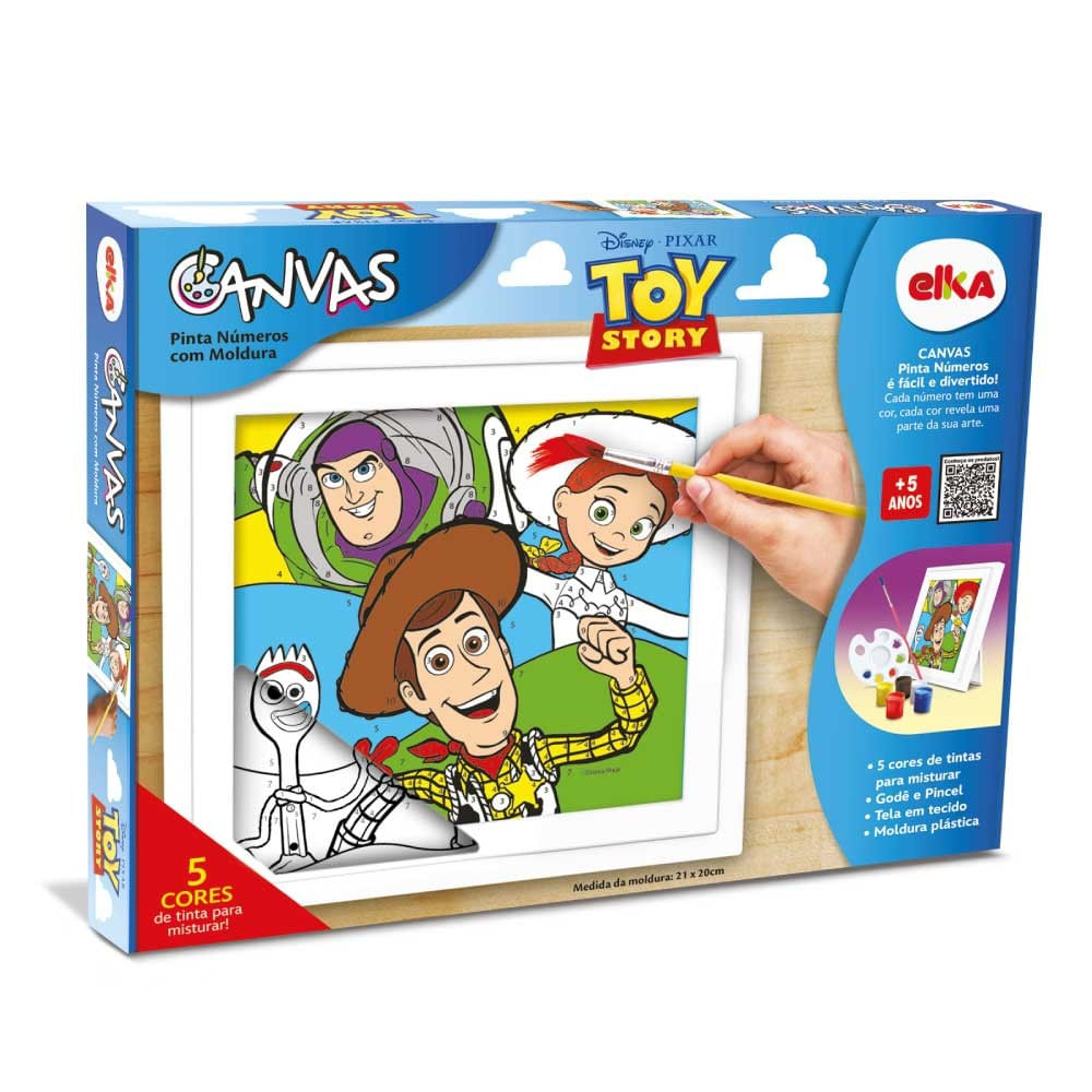 Toy Story Canvas Pinta Números - Elka