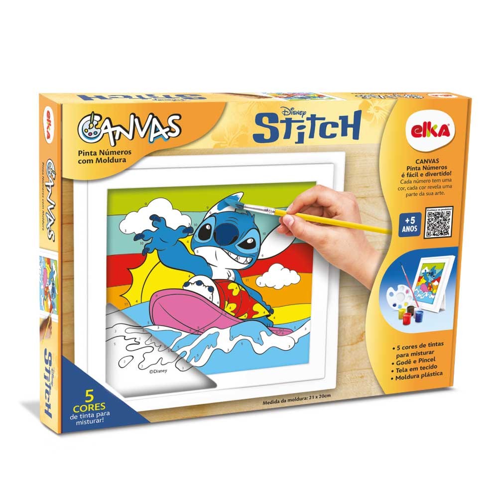 Stitch Kit Canvas Pinta Números - Elka