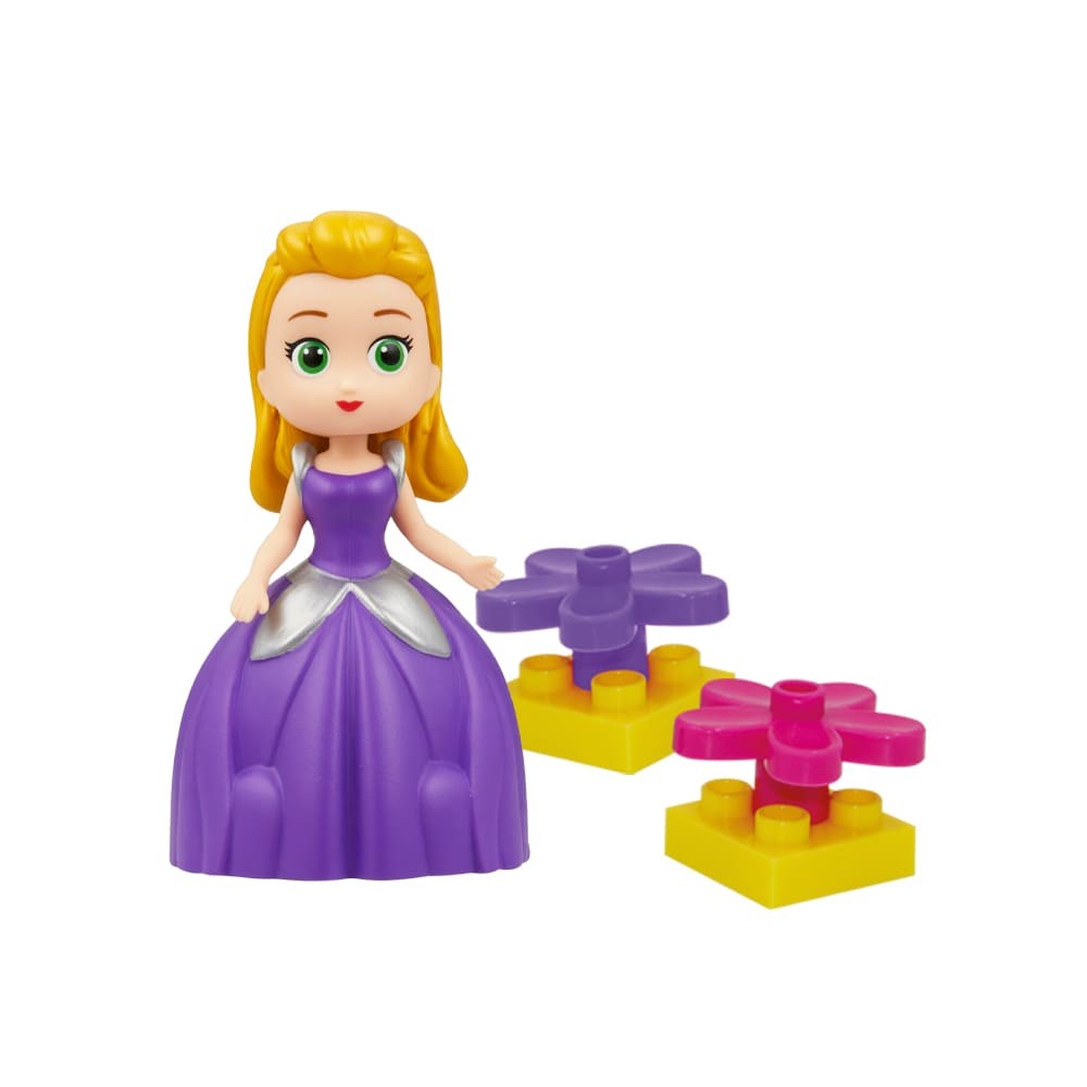 Bloco Mania Princesa Lilas Com Blocos E Boneca - Monte Líbano