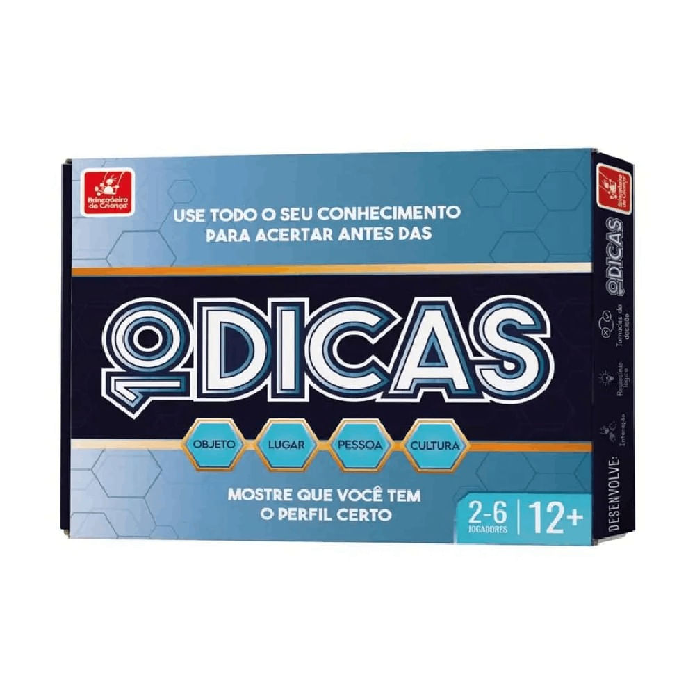 Jogo 10 Dicas - Brincadeira de Criança