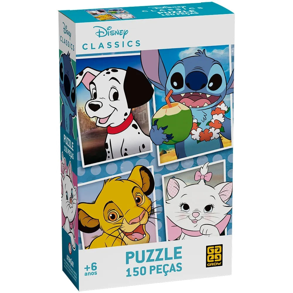 Disney Classics Quebra-Cabeça 150 Peças - Grow