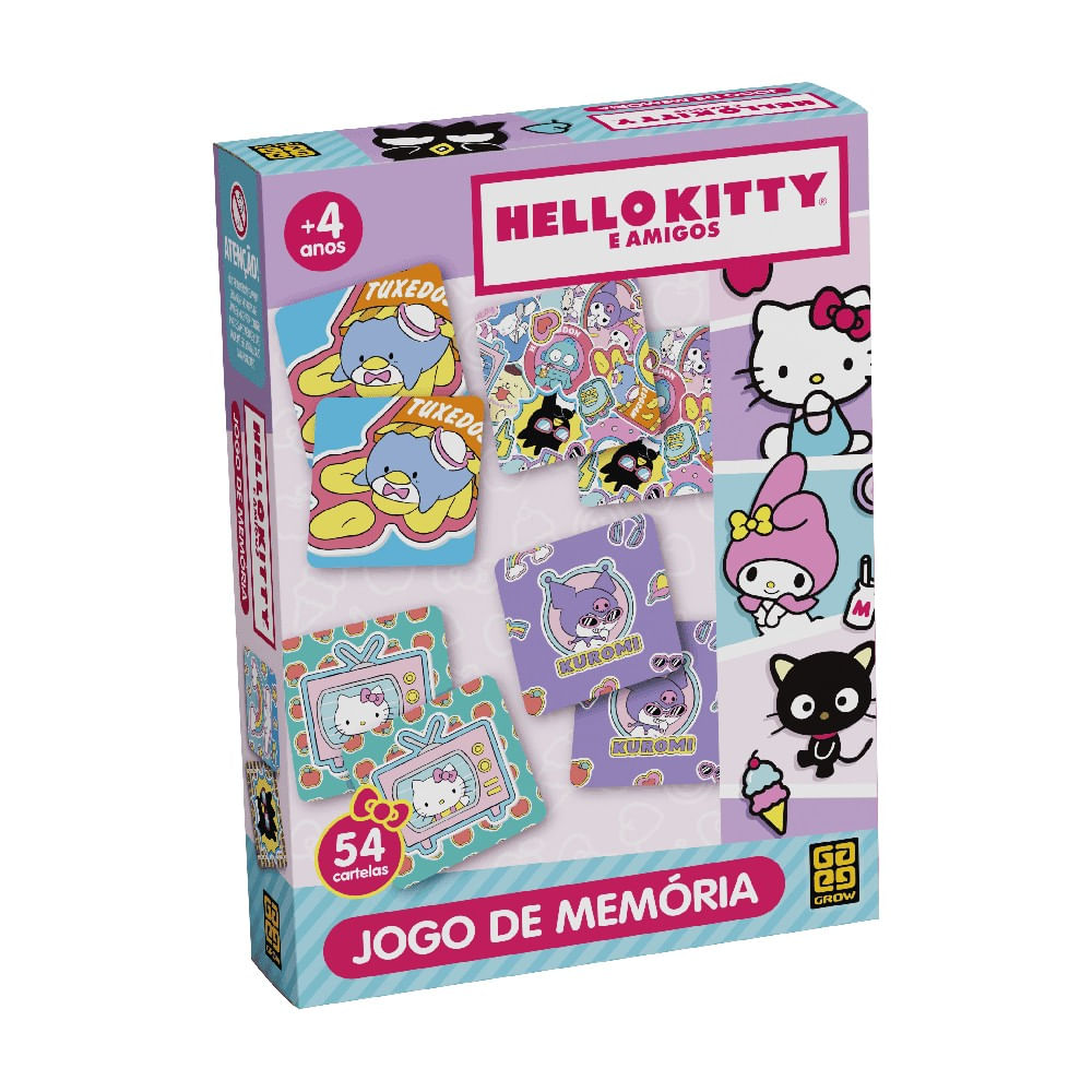 Hello Kitty e Amigos Jogo da Memória - Grow